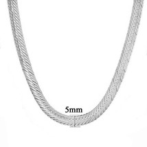 Hiphop Gold Chain For Men Hip Hop Chain Necklace 8MM Gold Color Curb Long Chain  - £22.57 GBP