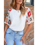 Rayne Crochet Short Sleeve Top - $23.99
