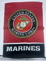 Marine Corps Garden Flag Home Decor Armed Forces Corp USMC Banner Made i... - £11.56 GBP