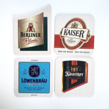 German Beer Coasters Lowenbrau Kostriker Kaiser Berliner Cardboard Kitch... - $19.95