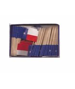 One Box Texan Toothpick Flags, 100 Small Mini Texas TX Flag Cupcake Toot... - $11.12 CAD