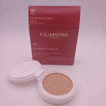 Clarins Everlasting Cushion Foundation REFILL 105 NUDE SPF 50 Sealed - £7.78 GBP