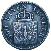 German States Prussia 1856-A Pfenning~Scarce~Free Shipping - £10.78 GBP