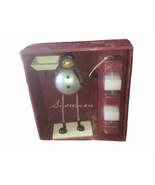 DecoGlow Snowman Candle On A Rope From The Naturals Collection - £22.76 GBP