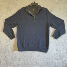 Arrow Pullover Sweater 1/4 Zip Adult Men&#39;s Size Medium Blue Long Sleeve - £8.72 GBP