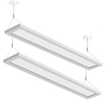 40W 8&#39;&#39;x4&#39; LED Up/Down Suspended Panel Luminaire Drop Ceiling Light 0-10... - £339.72 GBP