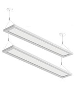 40W 8&#39;&#39;x4&#39; LED Up/Down Suspended Panel Luminaire Drop Ceiling Light 0-10... - $425.00