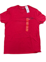 Tommy Hilfiger Men&#39;s Designer T-Shirt Short Sleeve, Medium , Apple Red - £19.41 GBP
