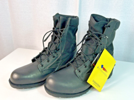 NEW Belleville Hot Weather Steel Toe Combat Boot Men 8.5 Leather 200 ST TROOP - £78.34 GBP