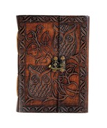 Leather Journal Diary with Vintage Lock|Personal Organizer,Diary for Men... - $50.00