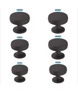 6 Amerock BP36793FB Renown 1-1/4 Inch Mushroom Cabinet Knob - Matte Black - $62.66 CAD