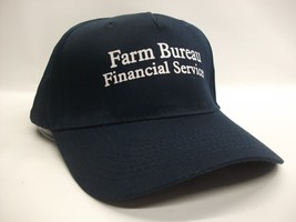 Farm Bureau Financial Services Hat Dark Blue Hook Loop Baseball Cap - $19.99