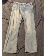 Gap Jeans Men’s 36x32 Straight Fit Extreme Bleach Light Wash 100% Cotton... - €13,80 EUR