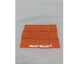 Lot Of (12) Orange Acrylic Wargaming Target Square Tokens 3/4&quot; - $21.77
