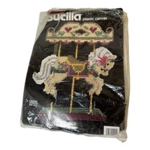 Bucilla Plastic Canvas Kit Carousel Doorstop Kit DIY Crafts Gift Mothers... - $15.19
