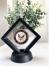 U S NAVY Challenge Coin Come With 3D Display Case - £11.52 GBP