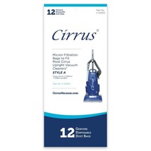 Cirrus Vacuum Bags Type A Multi-Ply 12 Pack - £8.43 GBP