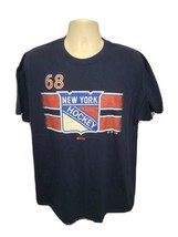 2014 New York Rangers Hockey #68 Mikey Adult Blue XL TShirt - £15.92 GBP