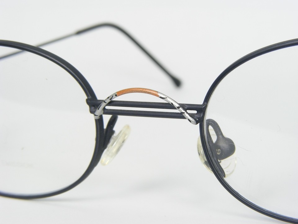 Vintage Four You 4U 2719 B1 MATT BLACK UNIQUE EYEGLASSES GLASSES 44-20-135mm Item image 7