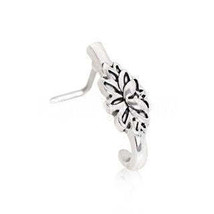 316L Stainless Steel Lotus Flower L Bend Half Nose - $19.45