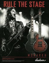 Jackson Monarkh Series SCX7 &amp; Pro SC guitar 8 x 11 advertisement 2016 ad print - £3.01 GBP