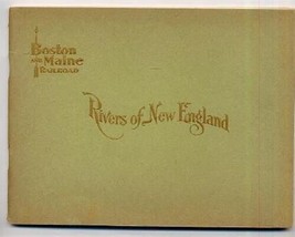 Boston &amp; Maine Railroad Photo Booklet 1900&#39;s Rivers of New England - $49.45