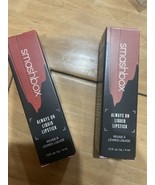 Smashbox Always On Metallic Matte Liquid Lipstick Bawse &amp;  Stepping Out ... - $29.60