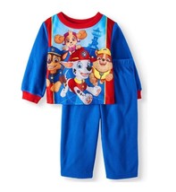 AME Toddler Boys 2-Piece Long-Sleeve Flannel Sleepwear Set, Paw Patrol, Size 12M - £11.73 GBP