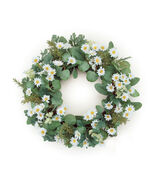Mini Daisy and Foliage Wreath 22&quot;D - 800359 - $115.03 CAD