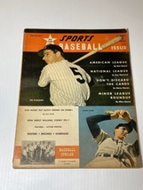 1951 Joe DiMaggio Street &amp; Smith’s All-Star Sports Baseball Magazine NY Yankees - £16.71 GBP