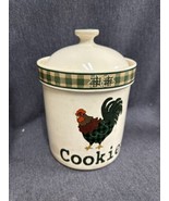 Vintage Rooster Morn Cookie Jar By Julie Ingleman Designs International - $14.85