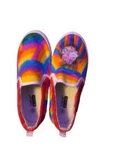 Slip On Multicolor Rainbow Low Top Womens 8 Shoes Canvas Shoes Pre Owned - $18.49