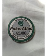 Vintage Poker Atlas Poker Chip 25k$ - £7.75 GBP