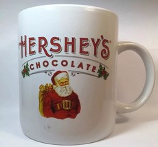 Hershey&#39;s Chocolate Red Santa Large Jumbo Coffee Cup Mug Galerie Brand 32oz. - £9.58 GBP