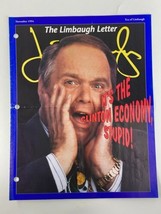 Rush Limbaugh Letter Newsletter Magazine November 1994 The Bill Clinton Economy - £15.11 GBP