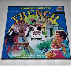 French - Beginning Language ~ New / Sealed Lp Set ~ Study Tuition &amp; 32 Page Book - £19.73 GBP