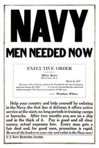 Navy men needed now 20 x 30 Poster - £20.37 GBP