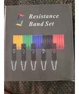 Resistance Bands Set,Workout Bands,Exercise Bands,5 Tube Fitness Bands w... - £11.48 GBP