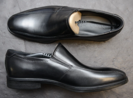 Ecco Herren Melbourne Premium Leder Slip-On Slipper Kleid Schuhe US 12-12.5 Eu - £62.62 GBP