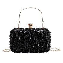 Sequin beaded Crystal Clutch Bags for Women Party Purse Bridal Handbags Ladies E - £41.44 GBP