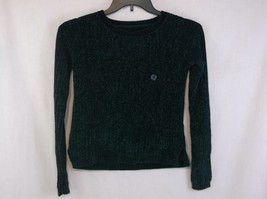 AEROPOSTALE WOMENS CABLE KNIT CHENILLE SWEATER SZ XS AQUAMARINE GREEN PL... - £12.04 GBP