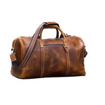 KomalC - Leather Canvas Bags For Men and Women | For Travel | Overnight - £226.14 GBP