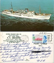 Florida Miami Eastern Steamship Lines S.S. Ariadne Ship Posted 1970 Postcard - £7.42 GBP
