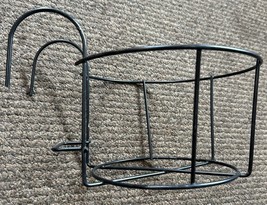 8” Round Metal Railing Hanging Flower Pot Stand Balcony Flowerpot Stand ... - $20.90 CAD