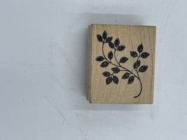 Great Impressions Delicate Leaf Branch E320 Wood Mounted Rubber Stamp - £3.11 GBP