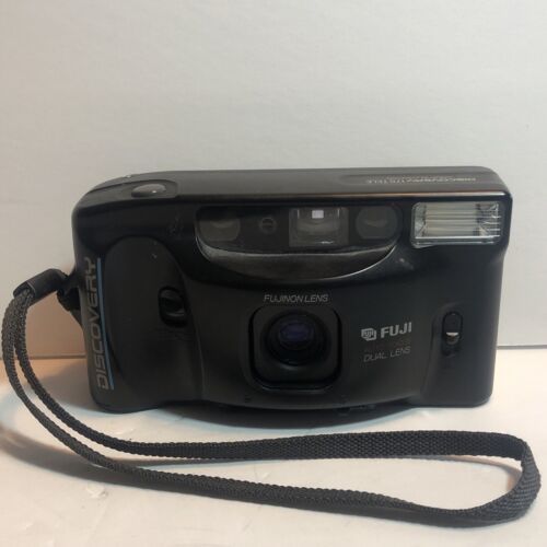 Fuji Discovery 175 TELE 35mm Point-shoot Compact film camera Tested Working - $15.85