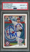 2014 Topps Opening Day #49 Ian Desmond Signed Card PSA Slabbed Auto 10 Nationals - £47.01 GBP