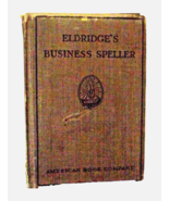 1913 Eldridge&#39;s Business Speller Cloth Vocabulary Words Pronunciation Vi... - $8.90