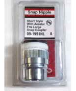 Lasco -Snap Nipple-Style with Brass Aerator-MPN-09-1951NL--Large Snap Co... - £7.07 GBP