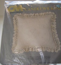 New 1983 Candlewicking Pillow Kit 16&quot; Square Columbia Minerva 7499 Ivory... - £8.29 GBP